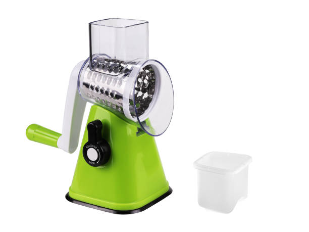 Mechanical grater slicer for vegetables, isolated on white background