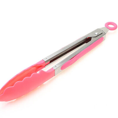 Pictured tongs in a white background.