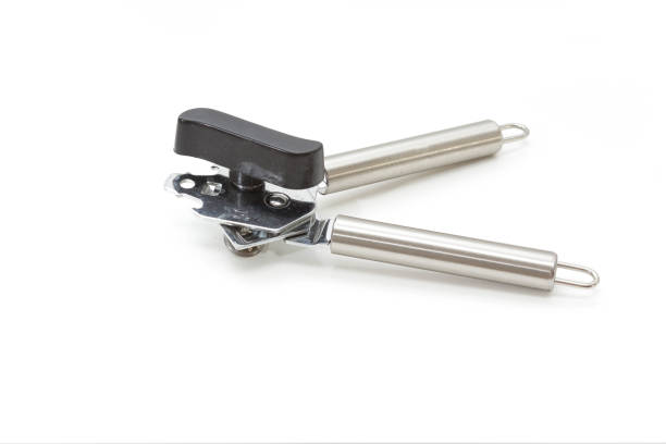 Can opener against a white background